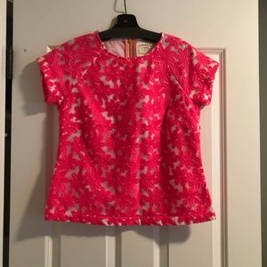 Sail to Sable organza cotton candy top